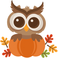 a cute autumn owl